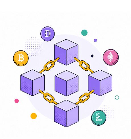 Digital transfer illustration