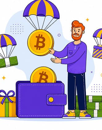Crypto gains illustration